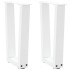 Patas para mesa de comedor en forma de V 2 uds blanco