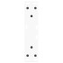 Patas para mesa de comedor en forma de V 2 uds blanco