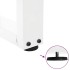 Patas para mesa de comedor en forma de V 2 uds blanco
