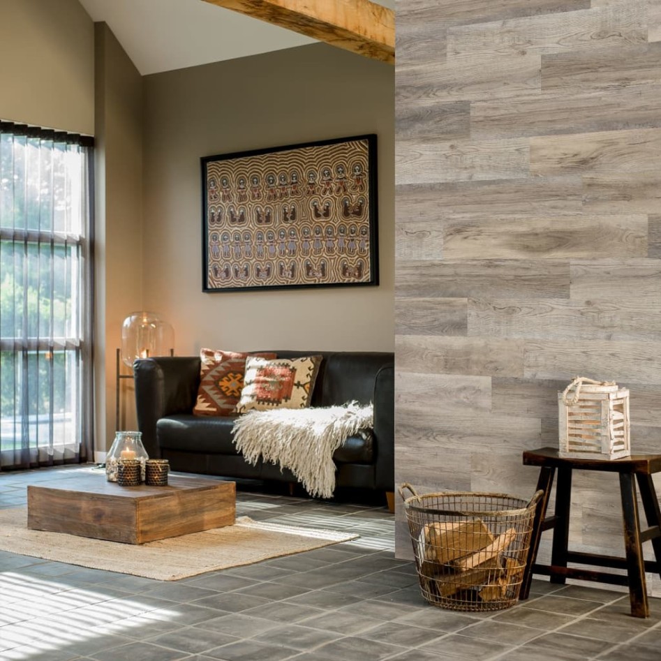 WallArt Tablones aspecto madera GL-WA31 30 uds roble y blanco