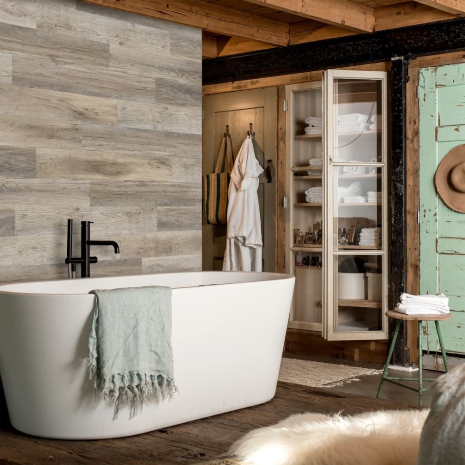 WallArt Tablones aspecto madera GL-WA31 30 uds roble y blanco