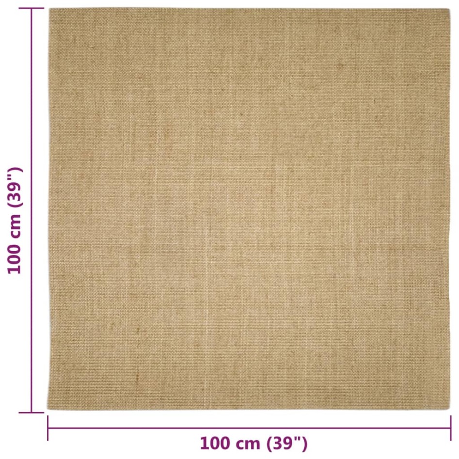 Alfombra de sisal para rascador 100x100