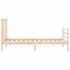 Estructura de cama sin colchón madera maciza de pino 90x200