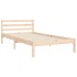 Estructura de cama sin colchón madera maciza de pino 90x200
