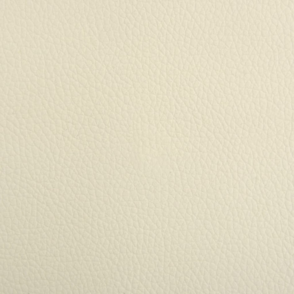 Sofá para niños de cuero sintético crema 50x40x30