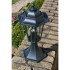 Lámpara de jardín 2 uds aluminio verde