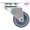 Ruedas dobles giratorias 32 unidades 50 mm