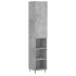 Aparador de madera contrachapada gris hormigón 34,5x34x180