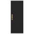 Aparador de madera contrachapada negro 34,5x34x180