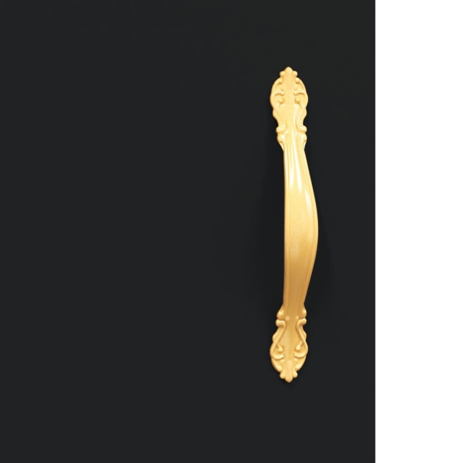 Aparador de madera contrachapada negro 34,5x34x180