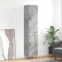 Aparador de madera contrachapada gris hormigón 34,5x34x180