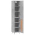 Aparador de madera contrachapada gris hormigón 34,5x34x180