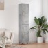 Aparador de madera contrachapada gris hormigón 34,5x34x180