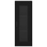 Aparador de madera contrachapada negro 34,5x34x180
