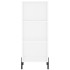 Aparador alto madera contrachapada blanco 34,5x34x180