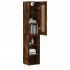 Aparador de madera contrachapada roble ahumado 34,5x34x180