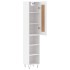 Aparador alto madera contrachapada blanco 34,5x34x180
