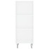 Aparador alto madera contrachapada blanco 34,5x34x180