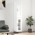 Aparador alto madera contrachapada blanco 34,5x34x180