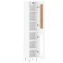 Aparador alto madera contrachapada blanco 34,5x34x180