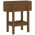 Jardinera madera maciza de pino marrón miel 62x30x69