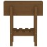 Jardinera madera maciza de pino marrón miel 62x30x69
