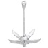 Ancla plegable cuerda hierro fundido galvanizado plata 6
