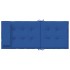 Cojines de silla con respaldo alto 4 uds tela Oxford azul