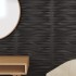 Paneles de pared 24 uds XPS piedra negro 50x50 cm 6