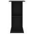 Soporte para acuario madera de ingeniería negro 75x36x72,5