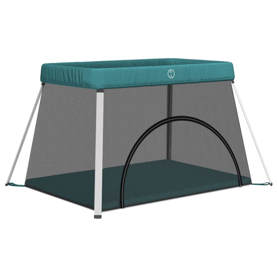 Parque infantil para bebés con colchón tela lino