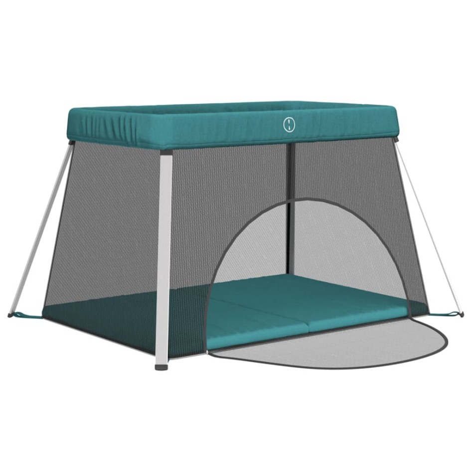 Parque infantil para bebés con colchón tela lino