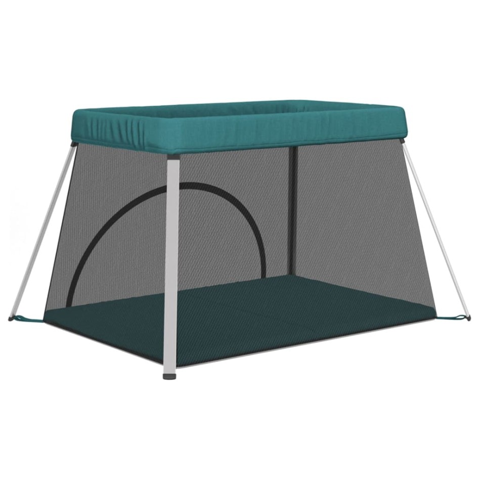 Parque infantil para bebés con colchón tela lino