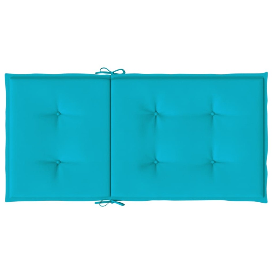 Cojines para silla con respaldo bajo 4 uds tela