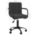 Silla de oficina giratoria de terciopelo