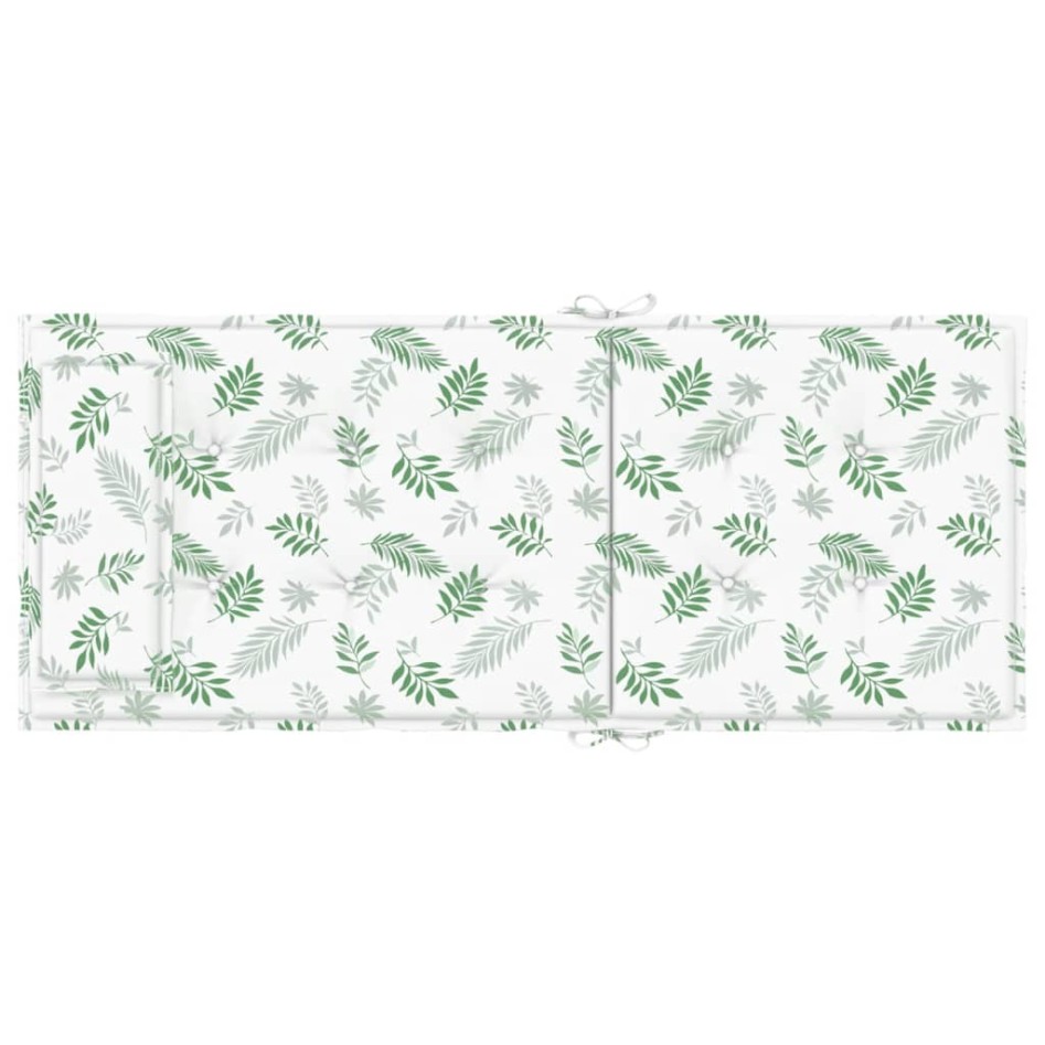 Cojines silla respaldo alto 6 uds tela Oxford estampado