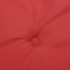 Cojines de silla de jardín 6 uds tela Oxford rojo 40x40x3