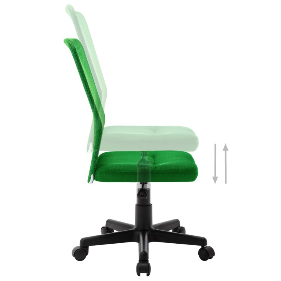 Silla de oficina de tela de malla verde 44x52x100