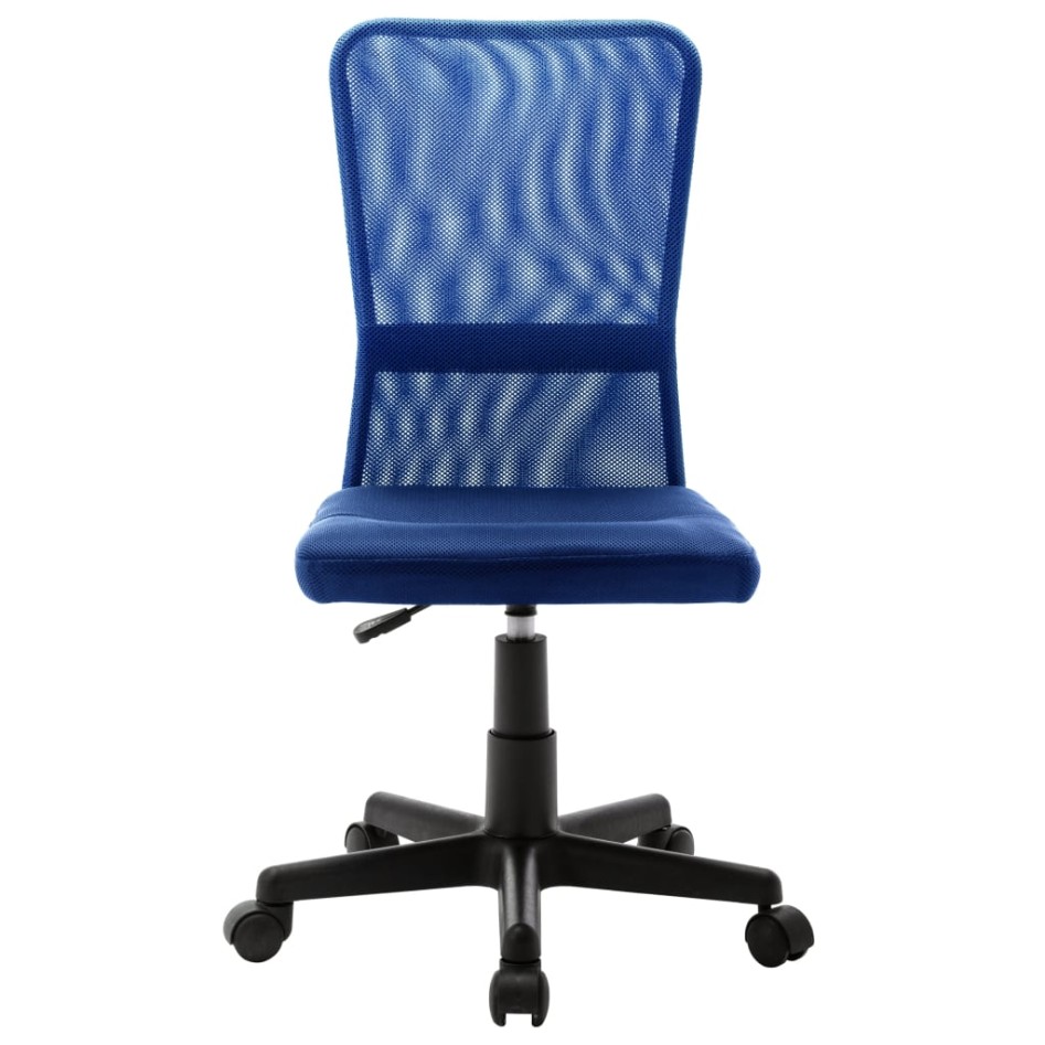 Silla de oficina de tela de malla azul 44x52x100