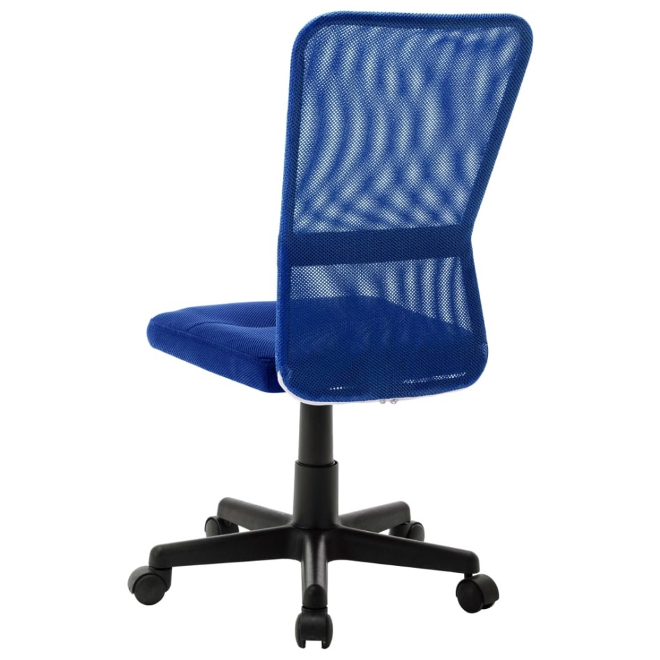 Silla de oficina de tela de malla azul 44x52x100