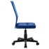 Silla de oficina de tela de malla azul 44x52x100