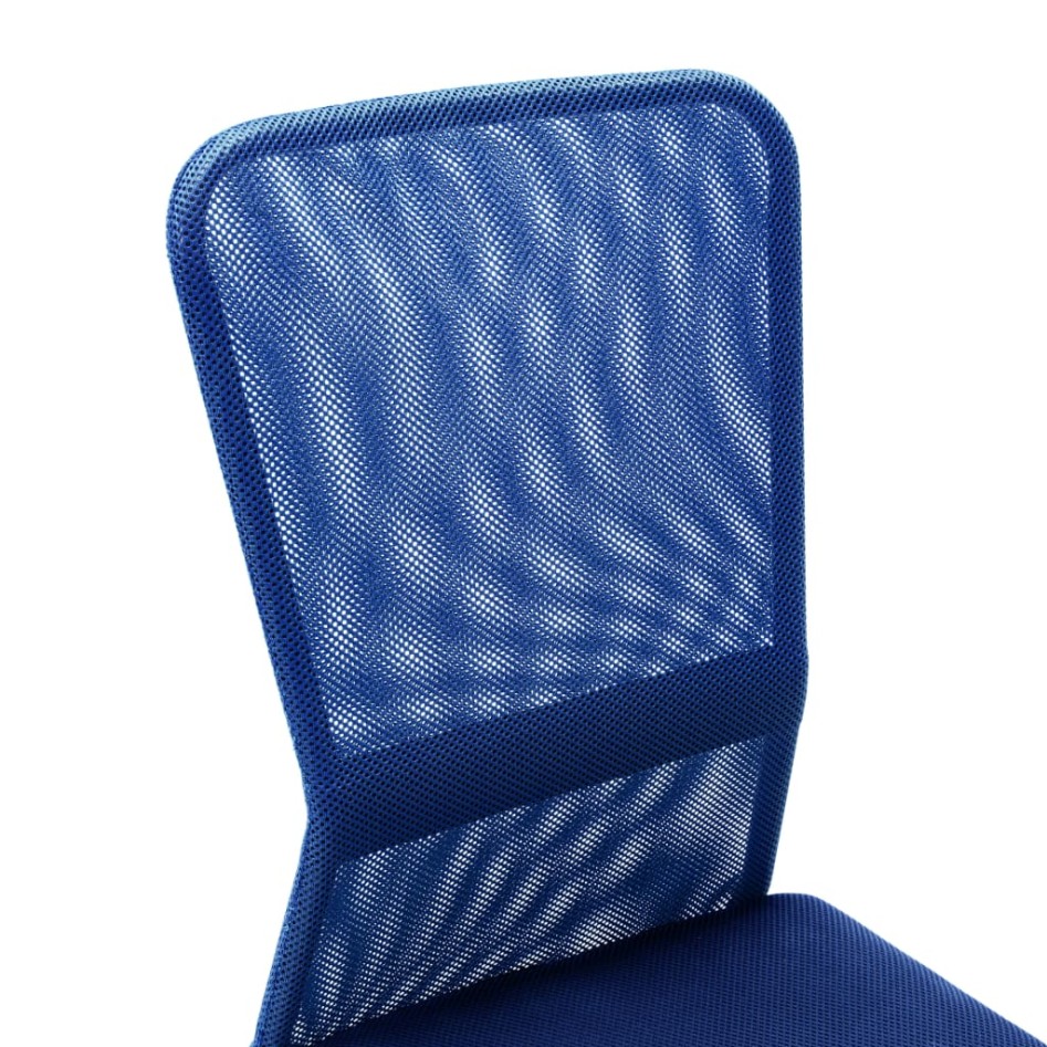 Silla de oficina de tela de malla azul 44x52x100