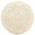 Puf de macramé hecho a mano algodón 45x30