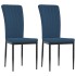 Sillas de comedor 2 unidades terciopelo