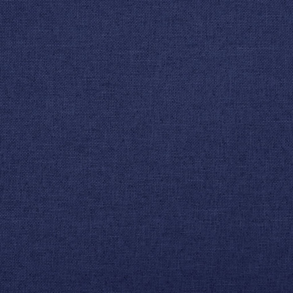 Banco de almacenaje plegable lino sintético azul 76x38x38