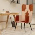 Sillón orejero cuero auténtico marrón y