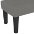 Banco de tela gris oscuro 100x30x30