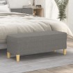 Banco de tela gris oscuro 100x35x41 cm