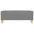 Banco de tela gris oscuro 100x35x41