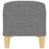 Banco de tela gris oscuro 100x35x41
